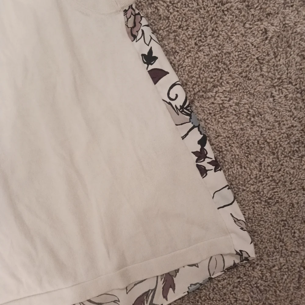 LOFT summer sleeveless floral top - Picture 7 of 13